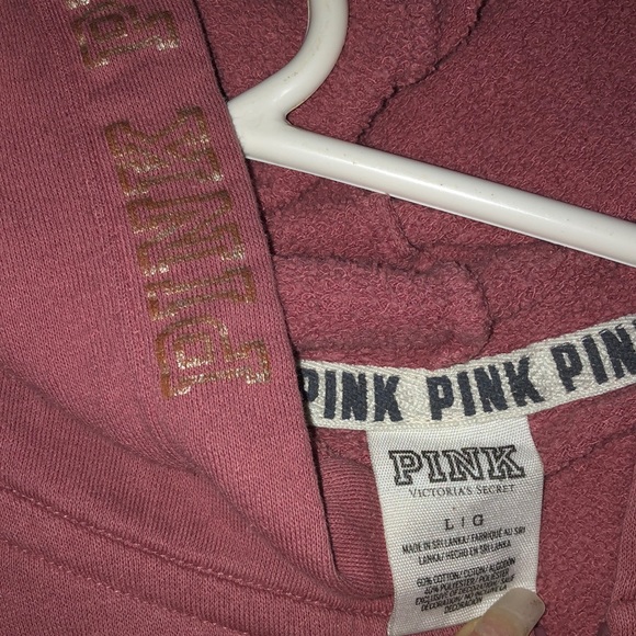 Pink zip up hood - Picture 2 of 4